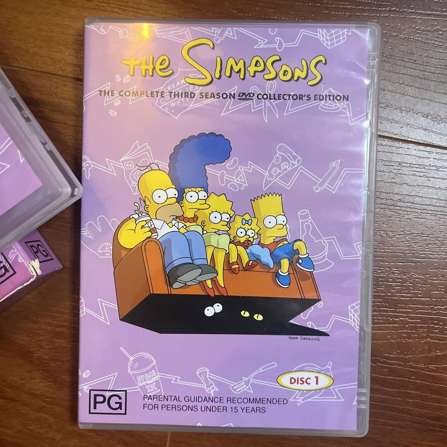 The Simpsons - Season 3 (DVD, 1992, 4-Disc) Dan Castellaneta, Region 4