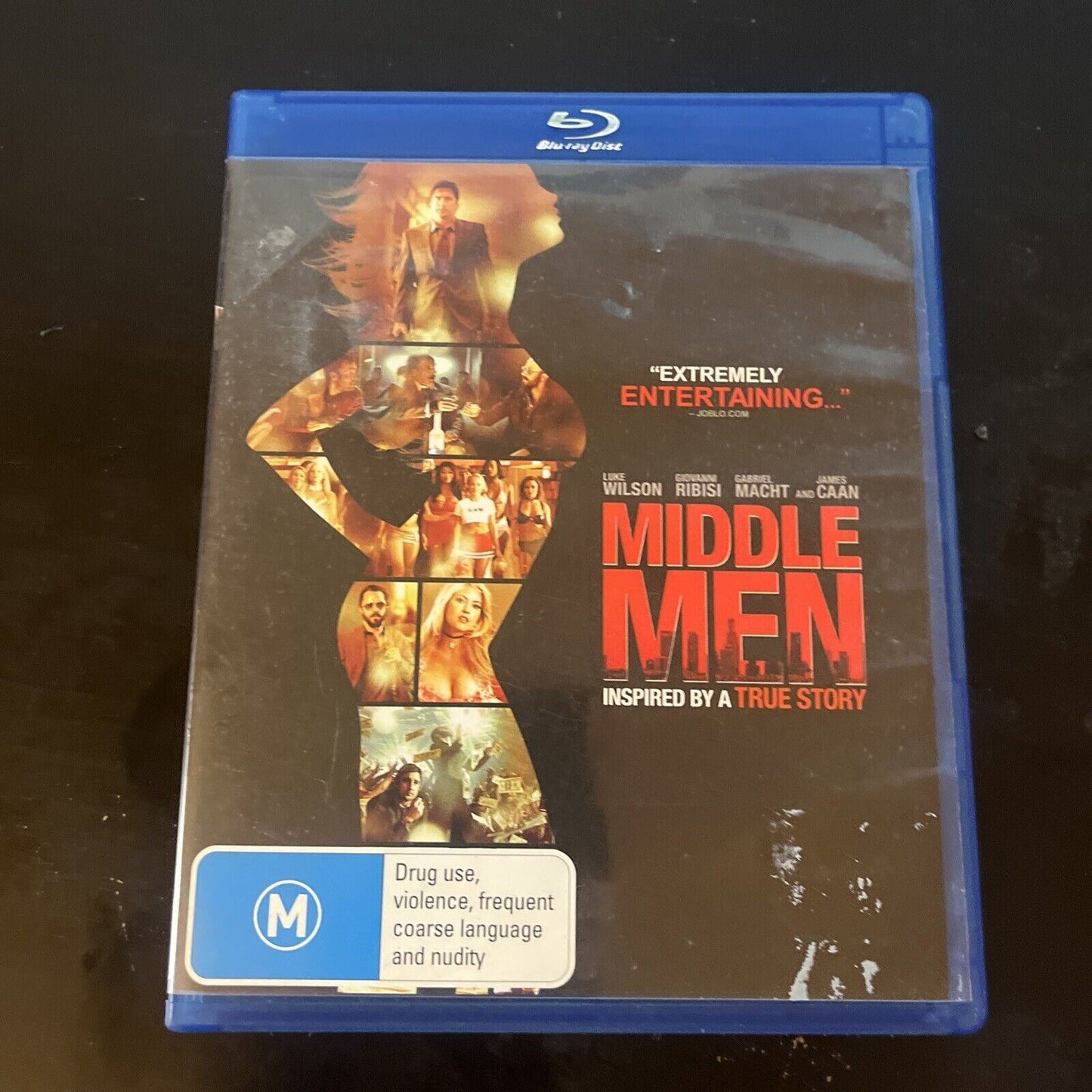 Middle Men (Blu-ray, 2009) Luke Wilson, Giovanni Ribisi, Gabriel Macht Region B