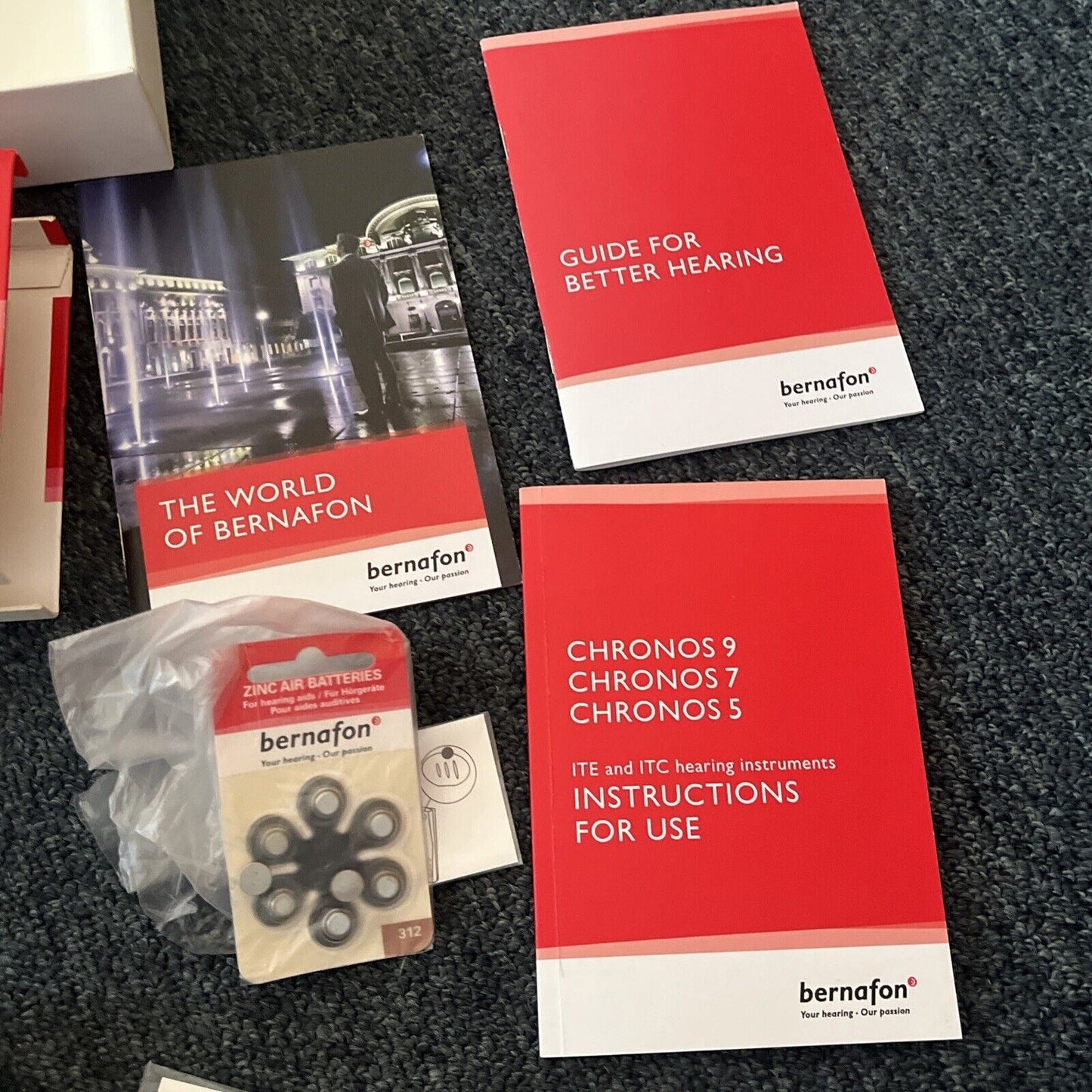 Bernafon Hearing Aid Chronos 5 12 0CN5 ITCD *Untested*