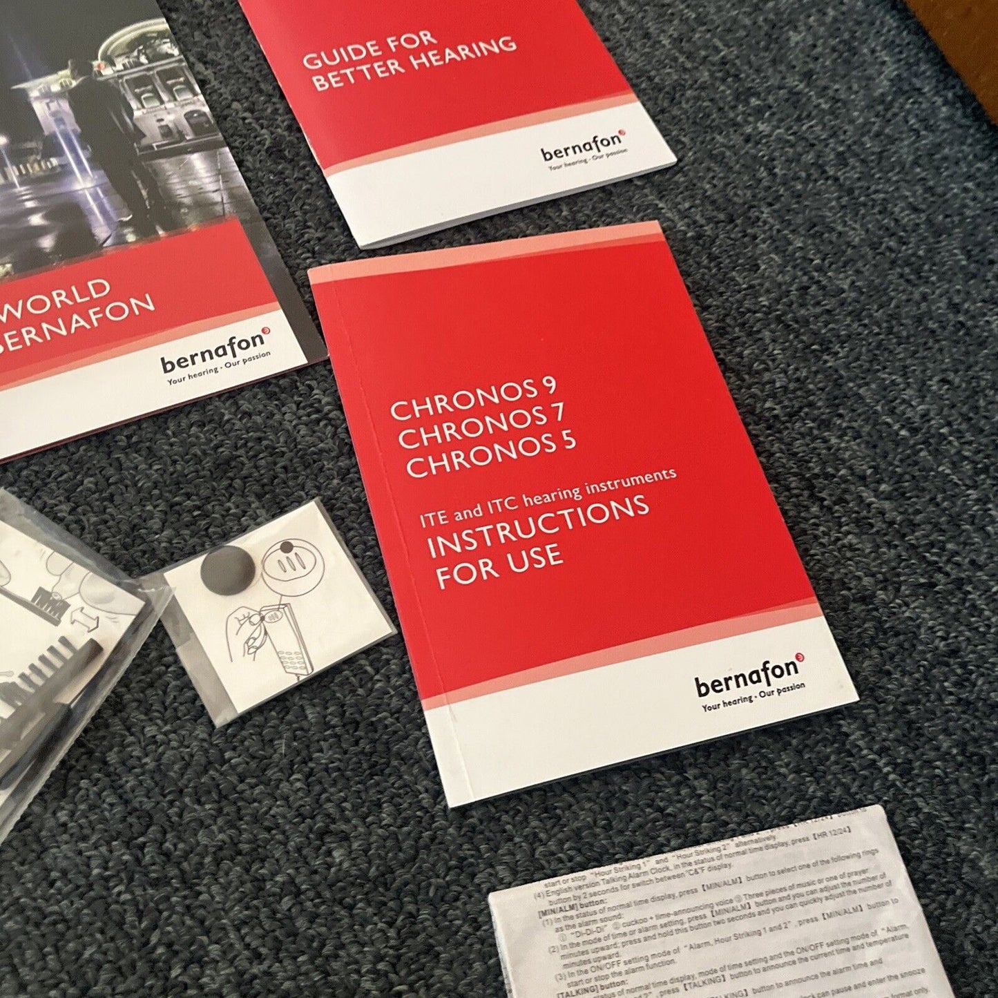 Bernafon Hearing Aid Chronos 5 12 0CN5 ITCD *Untested*