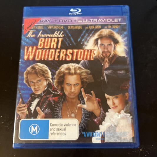 The Incredible Burt Wonderstone (Blu-ray, 2013) Steve Carell, Region B