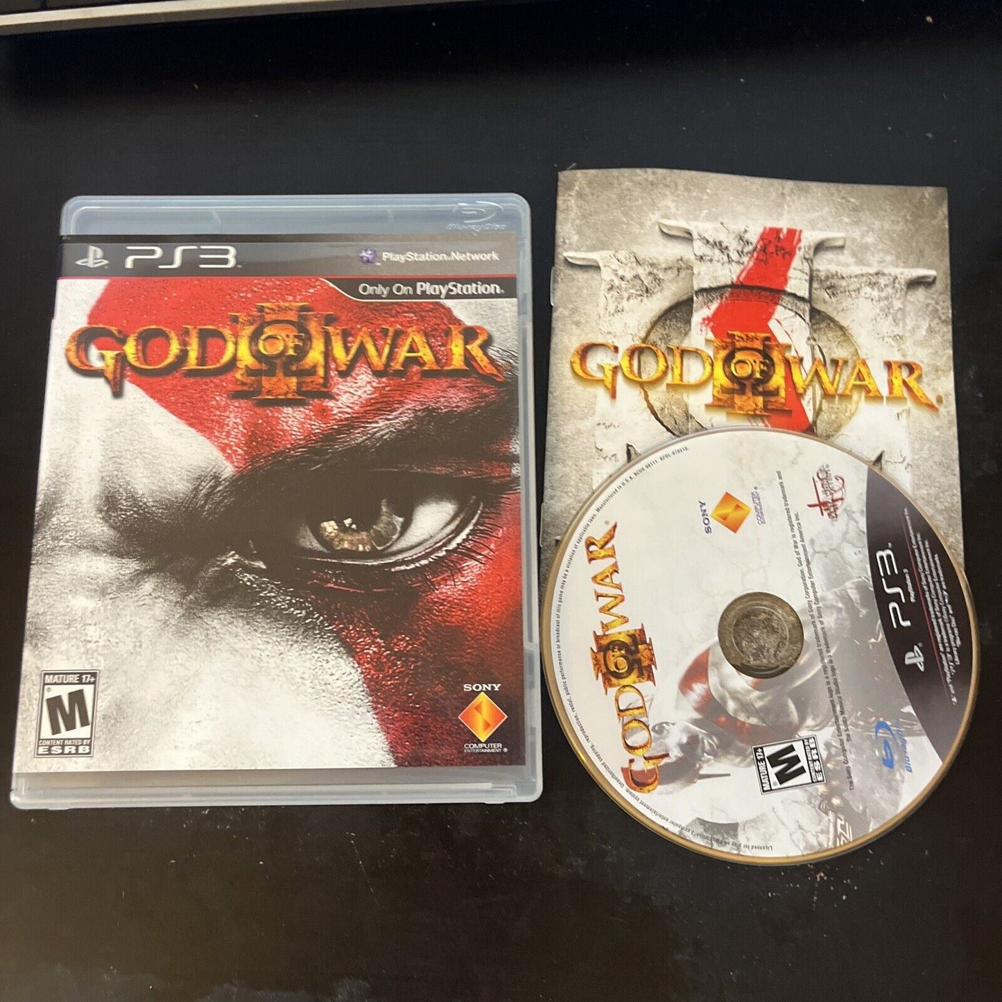 God of War III (3) - Sony Playstion 3 PS3 Game with Manual