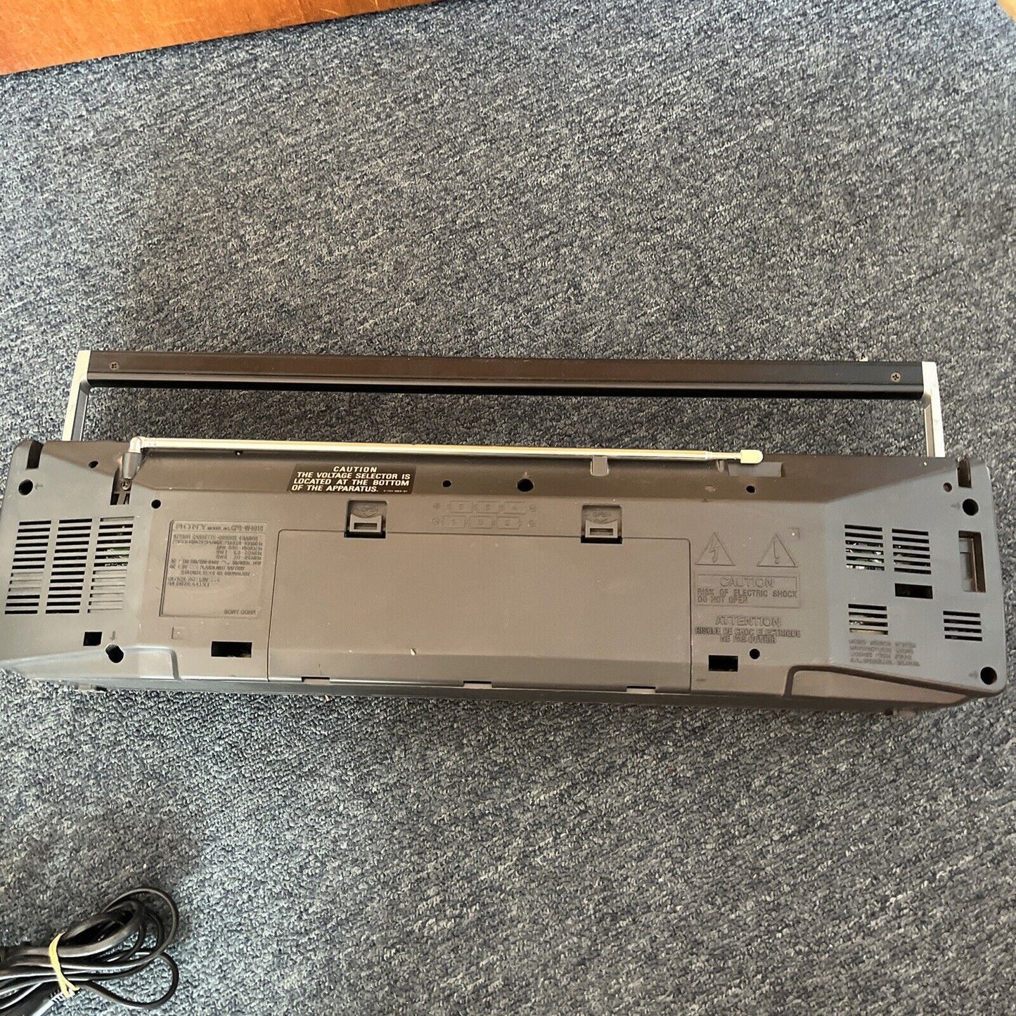 Sony Boombox Stereo Dual Cassette Tape Recorder AM/FM/SW Radio CFS-W401S