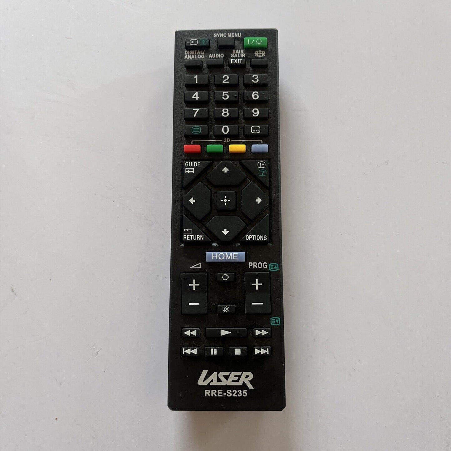 Genuine Laser RRE-235 Remote Control for Sony TV