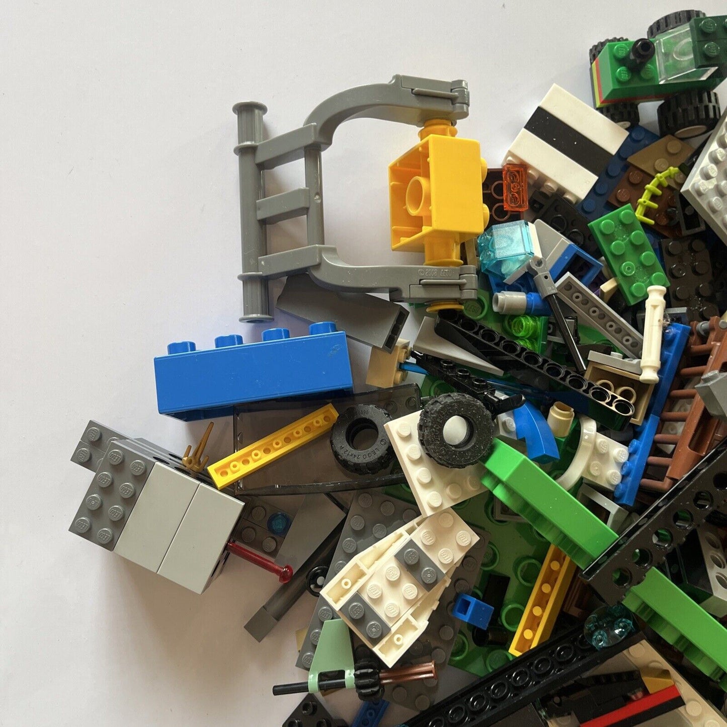 Lego 1.23kg Bulk Lot Wheels Spiderman Police Bricks Duplo Mix