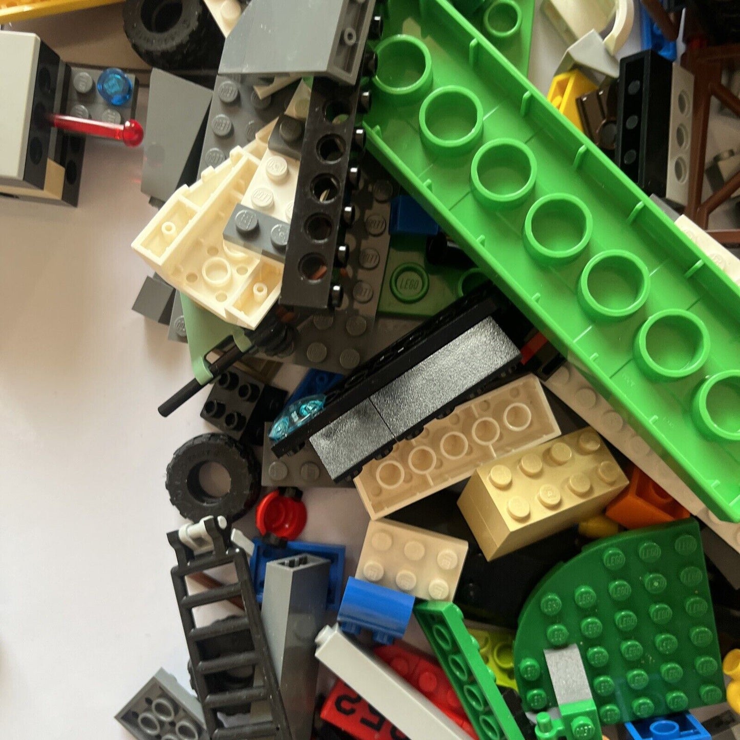 Lego 1.23kg Bulk Lot Wheels Spiderman Police Bricks Duplo Mix