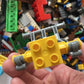 Lego 1.23kg Bulk Lot Wheels Spiderman Police Bricks Duplo Mix
