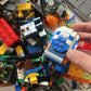 Lego 1.23kg Bulk Lot Wheels Spiderman Police Bricks Duplo Mix