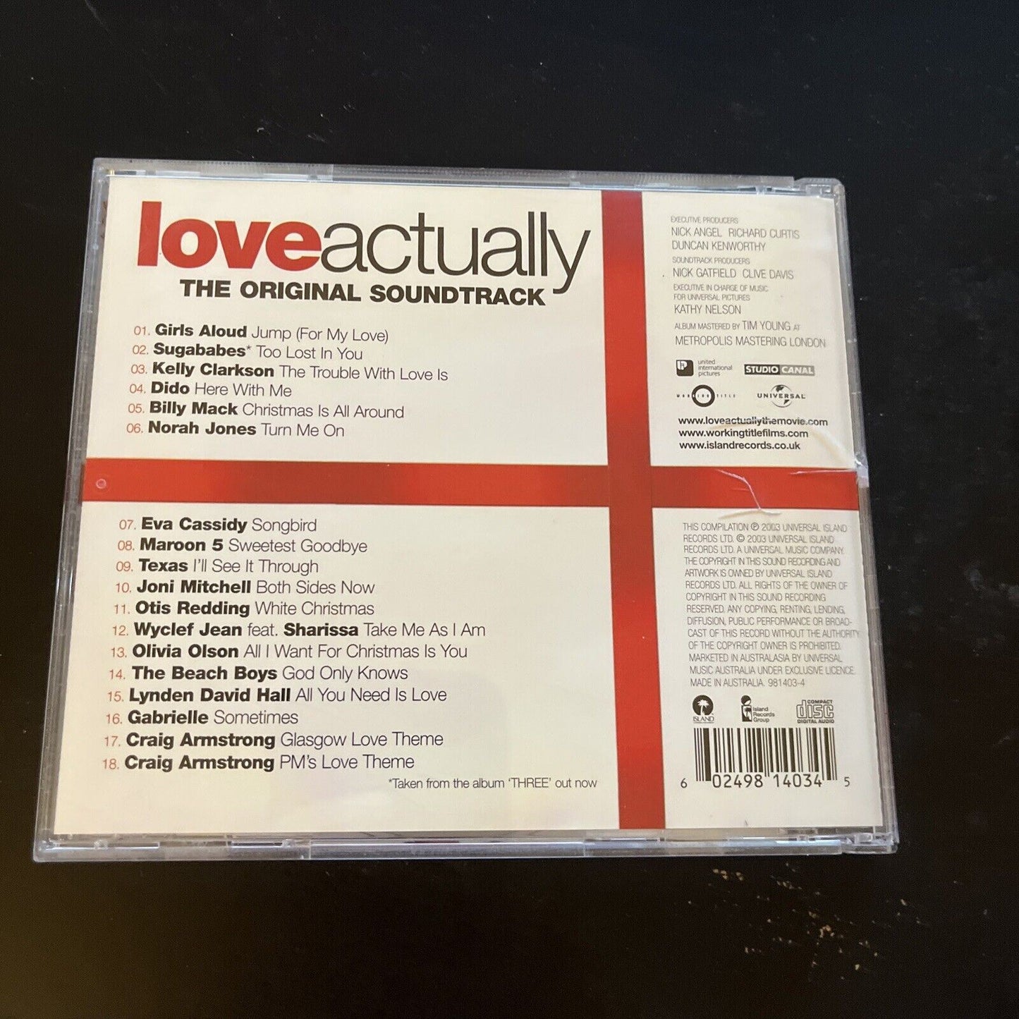 Love Actually The Original Soundtrack (CD, 2003)