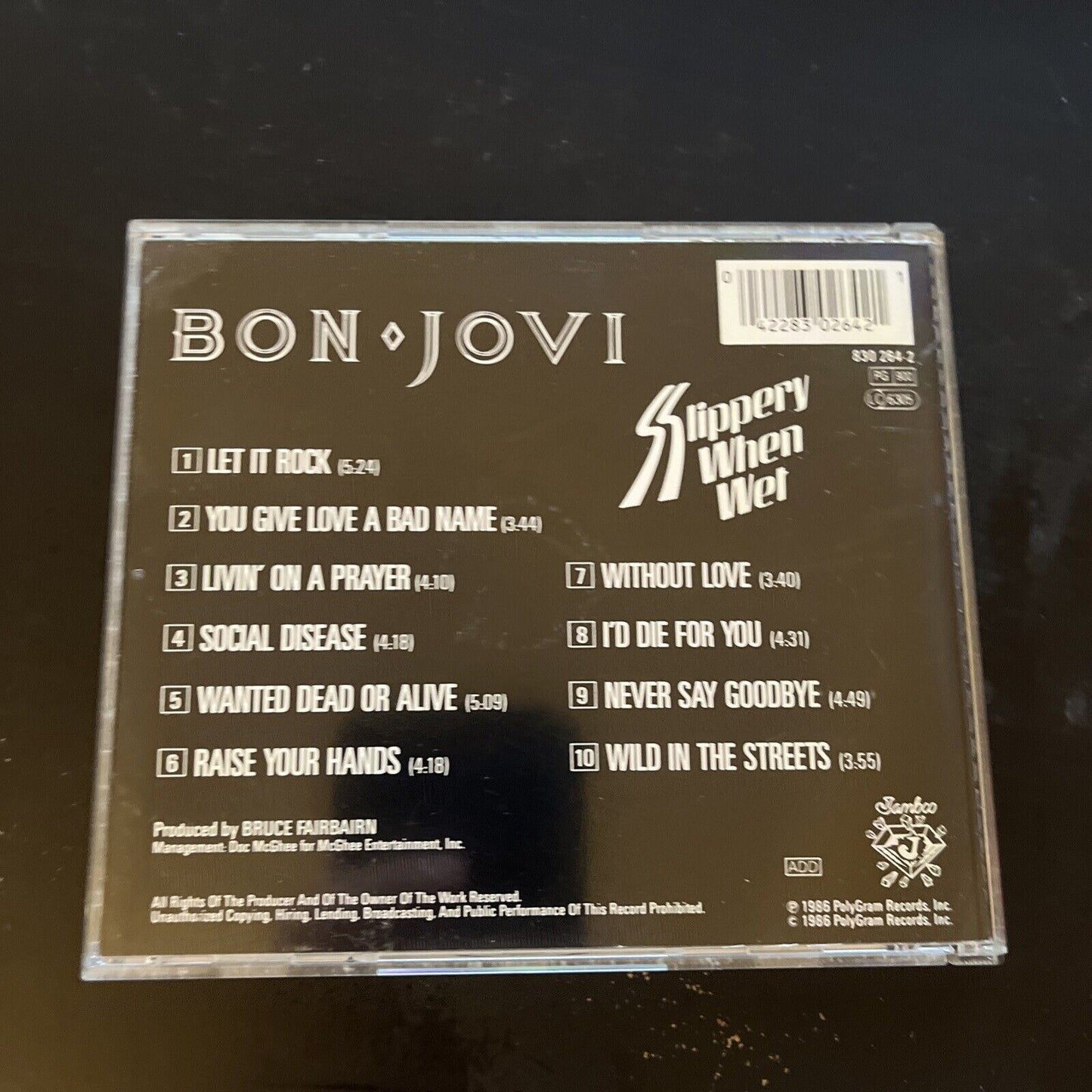 Slippery When Wet by Bon Jovi (CD, 1986)