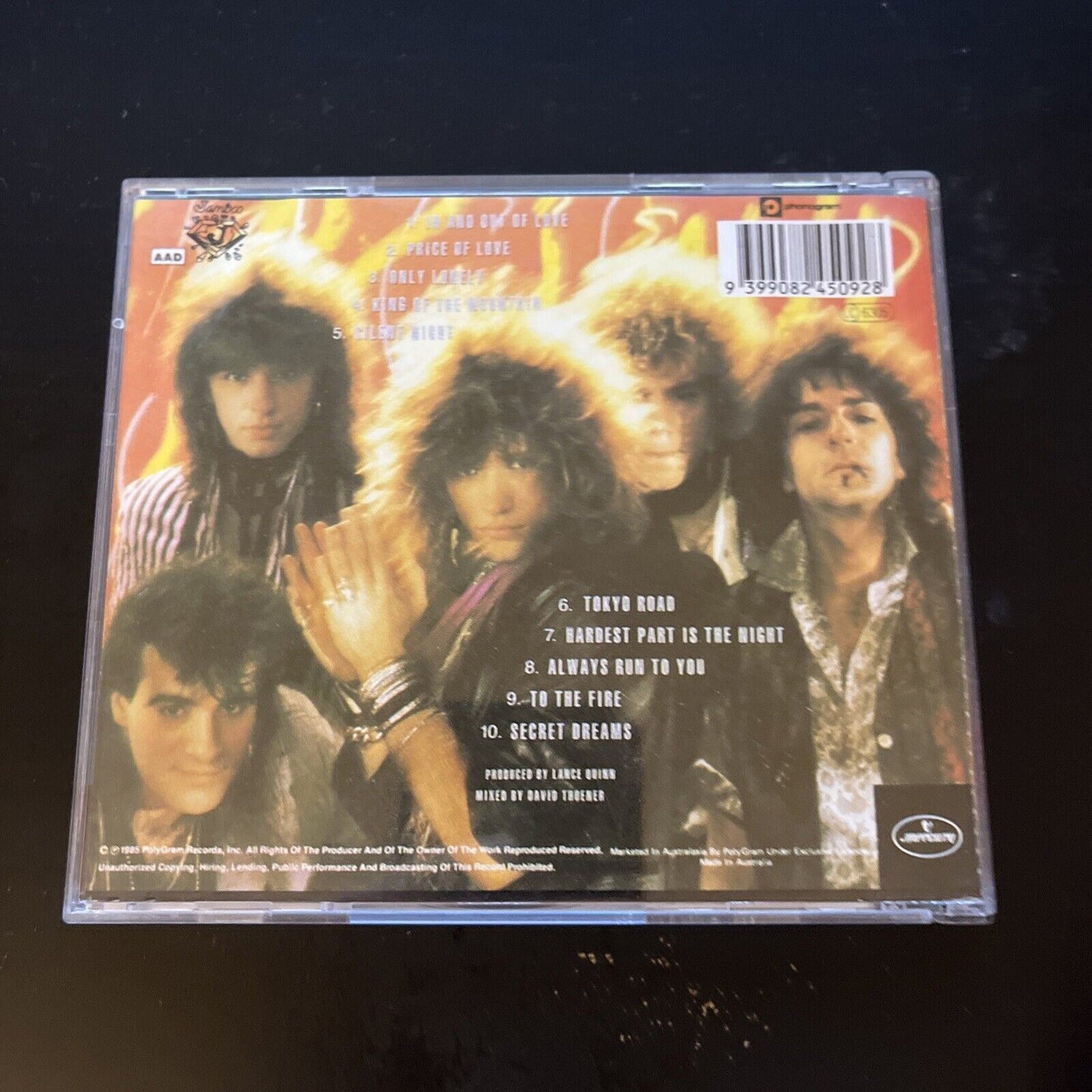 Bon Jovi - 7800 Fahrenheit - 1993 Australian Tour Gold Signature Edition (CD)