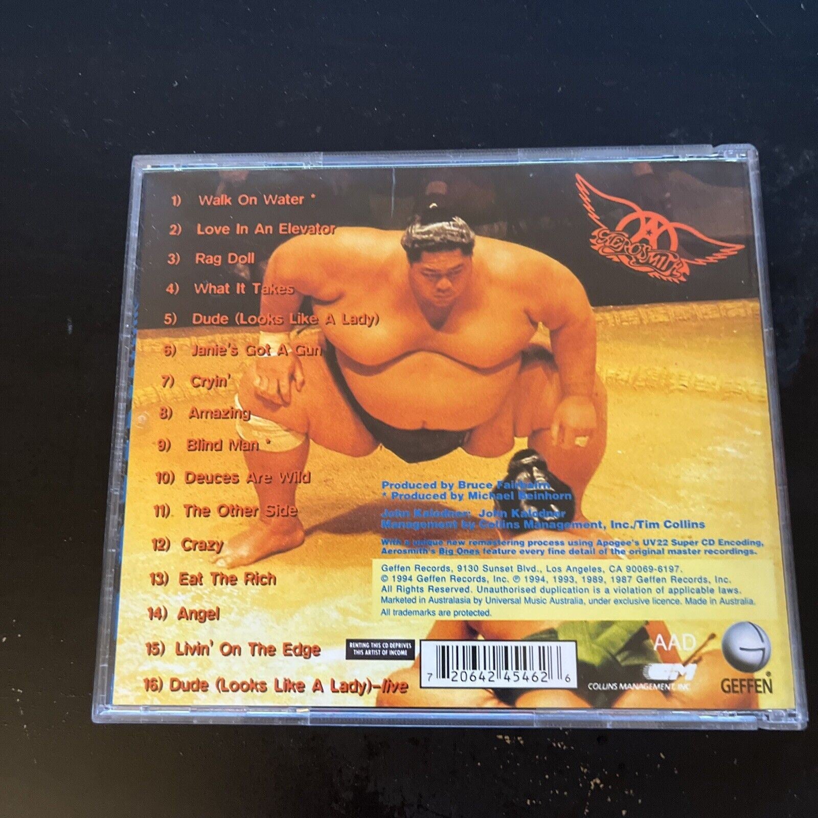 Aerosmith Big Ones (CD, 1994) Album Retro Unit