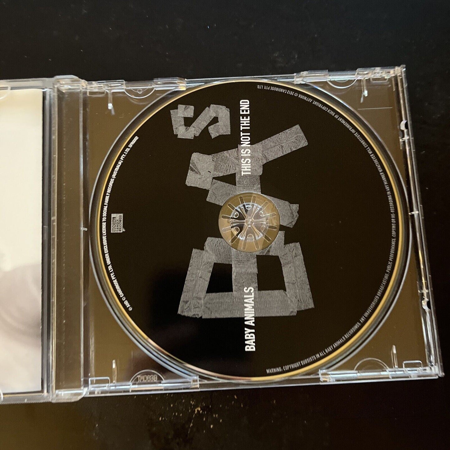 Baby Animals – This Is Not The End (CD, 2012) Album