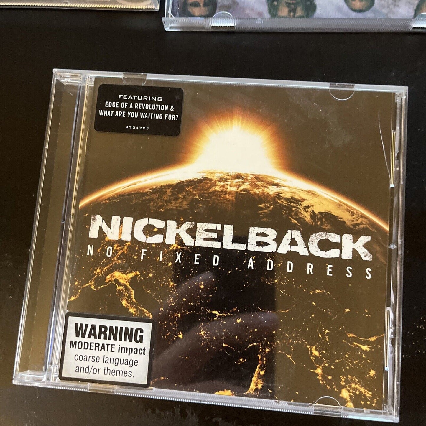 4x Nickelback CD Album - Dark Horse, No Fixed Address, Silver Side Up, Right