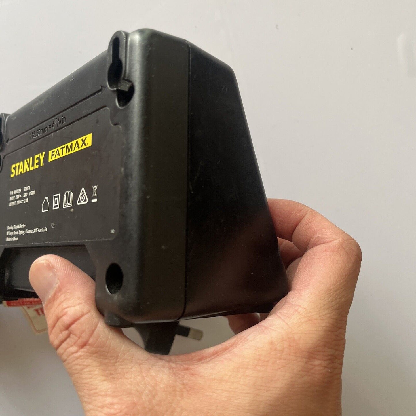 Stanley Fatmax Lithium Charger 90572759 Type 1  14.4V-18V