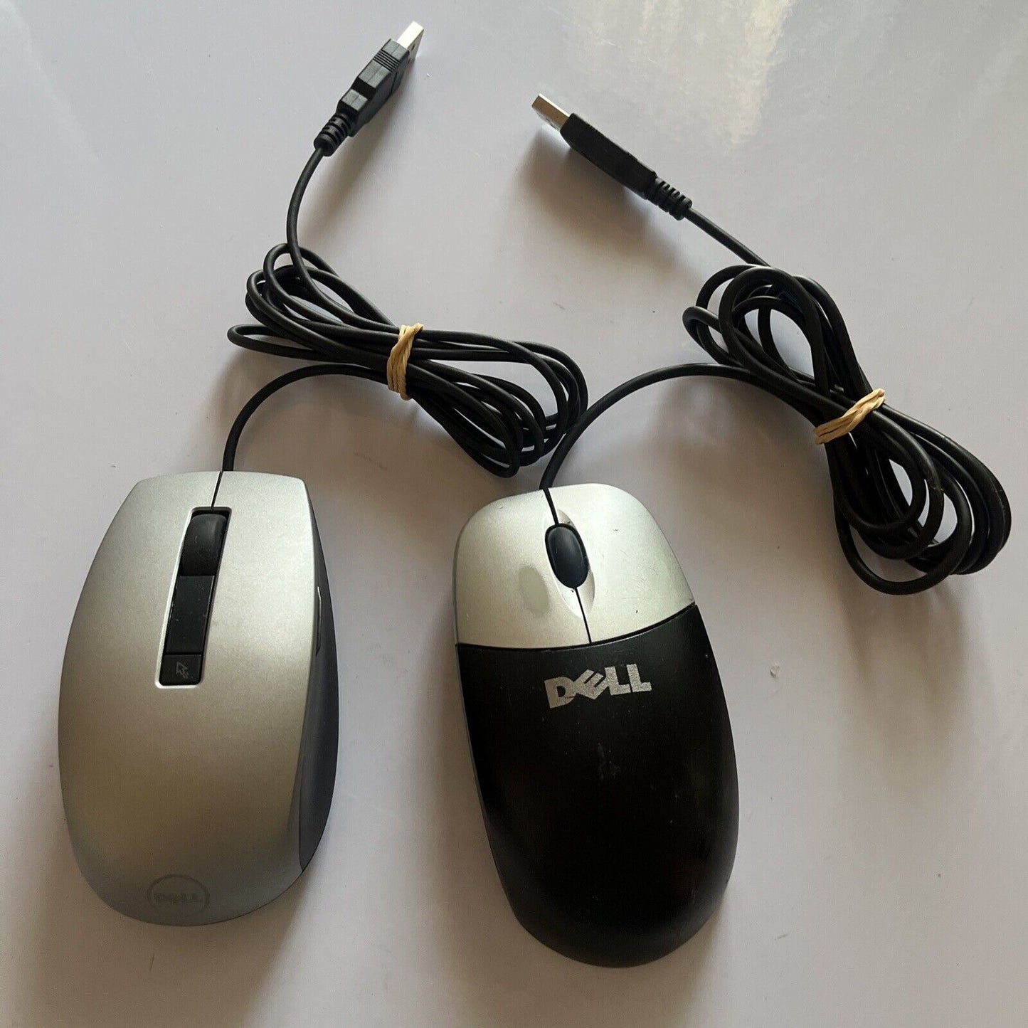 2x Dell USB Mouse Wired MOCZUL