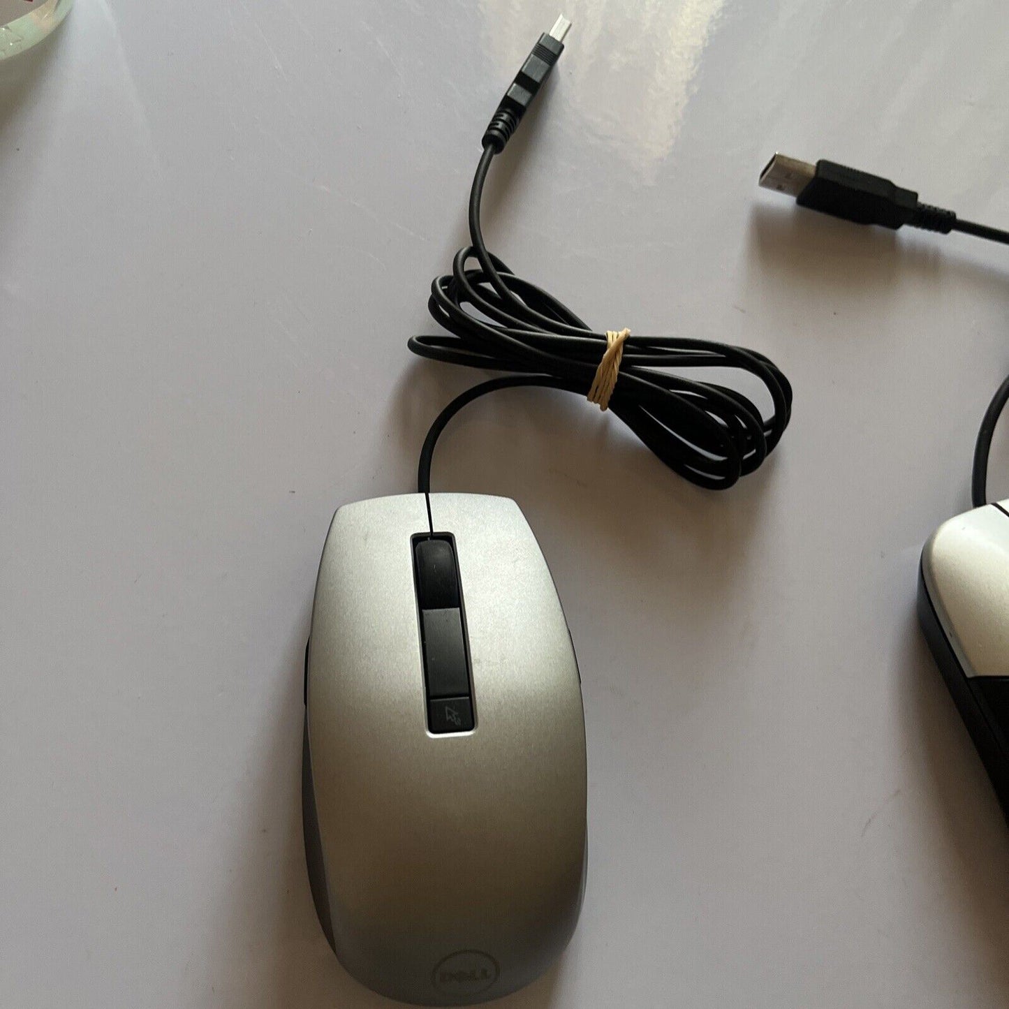 2x Dell USB Mouse Wired MOCZUL