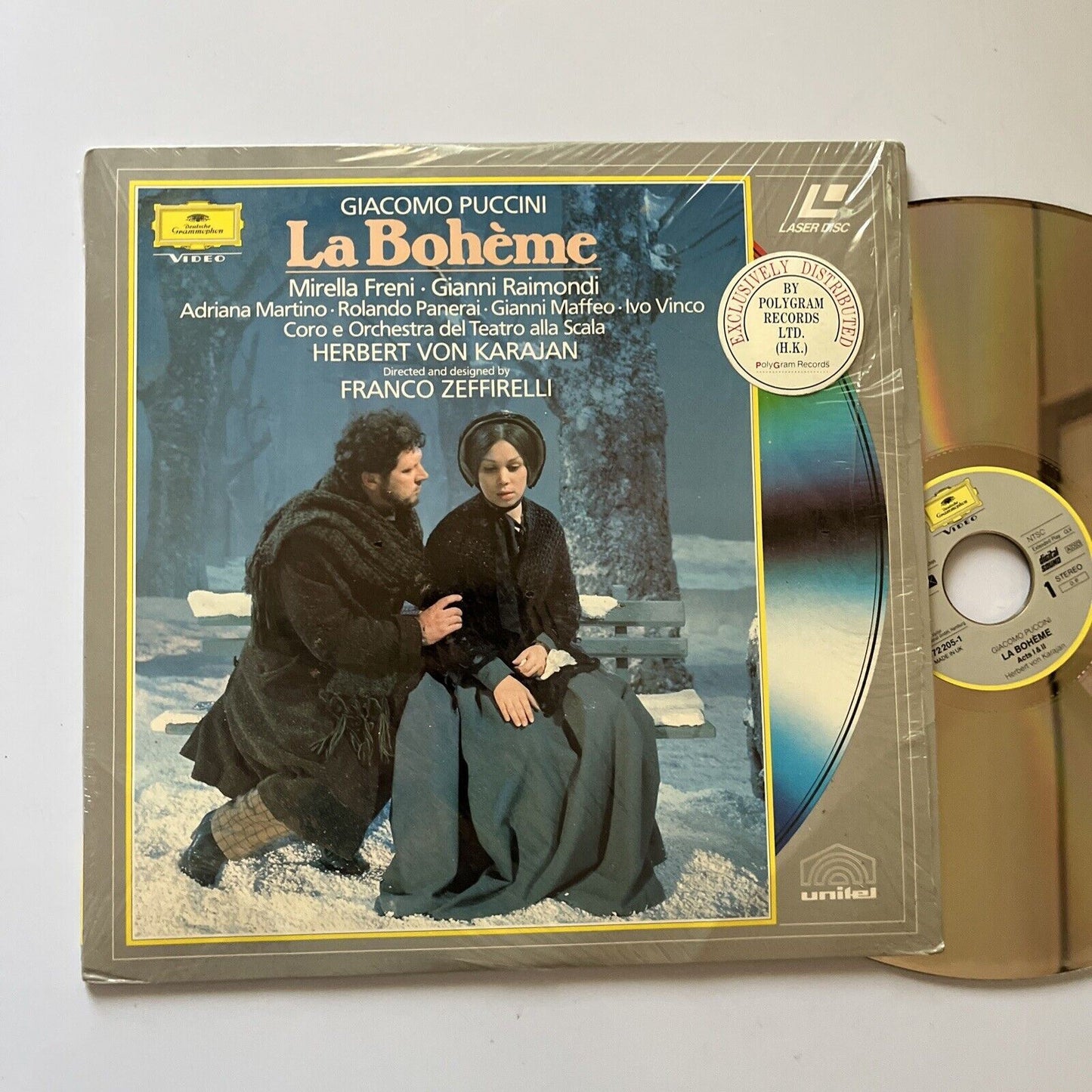 Giacomo Puccini - La Boheme (Laserdisc, 1988) LD NTSC