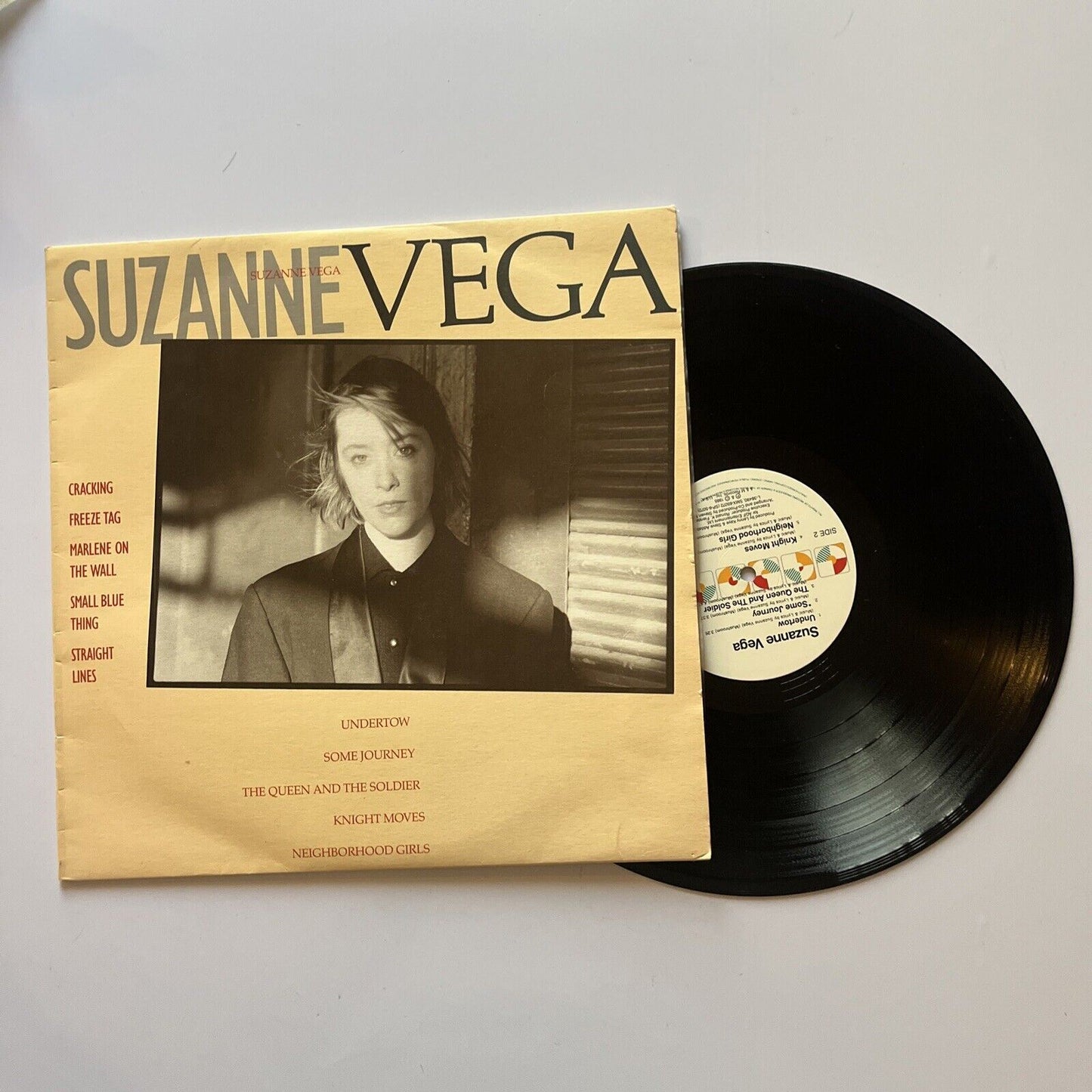 Suzanne Vega By Suzanne Vega LP Vinyl Record 1985 L38490