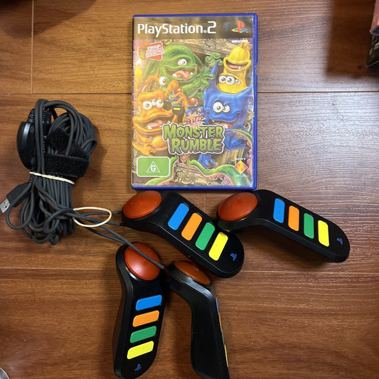 Buzz! Junior: Monster Rumble - Sony PlayStation 2 PAL Includes Buzz Buzzers