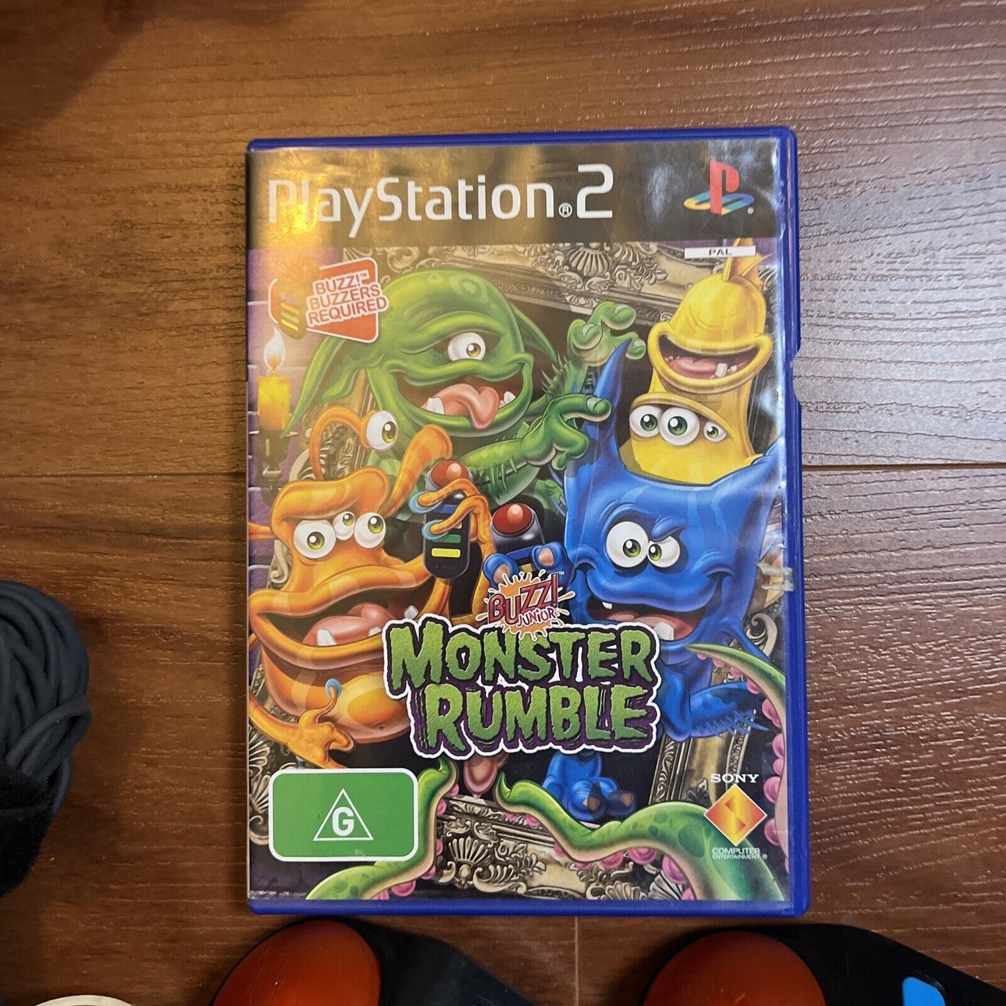 Buzz! Junior: Monster Rumble - Sony PlayStation 2 PAL Includes Buzz Buzzers