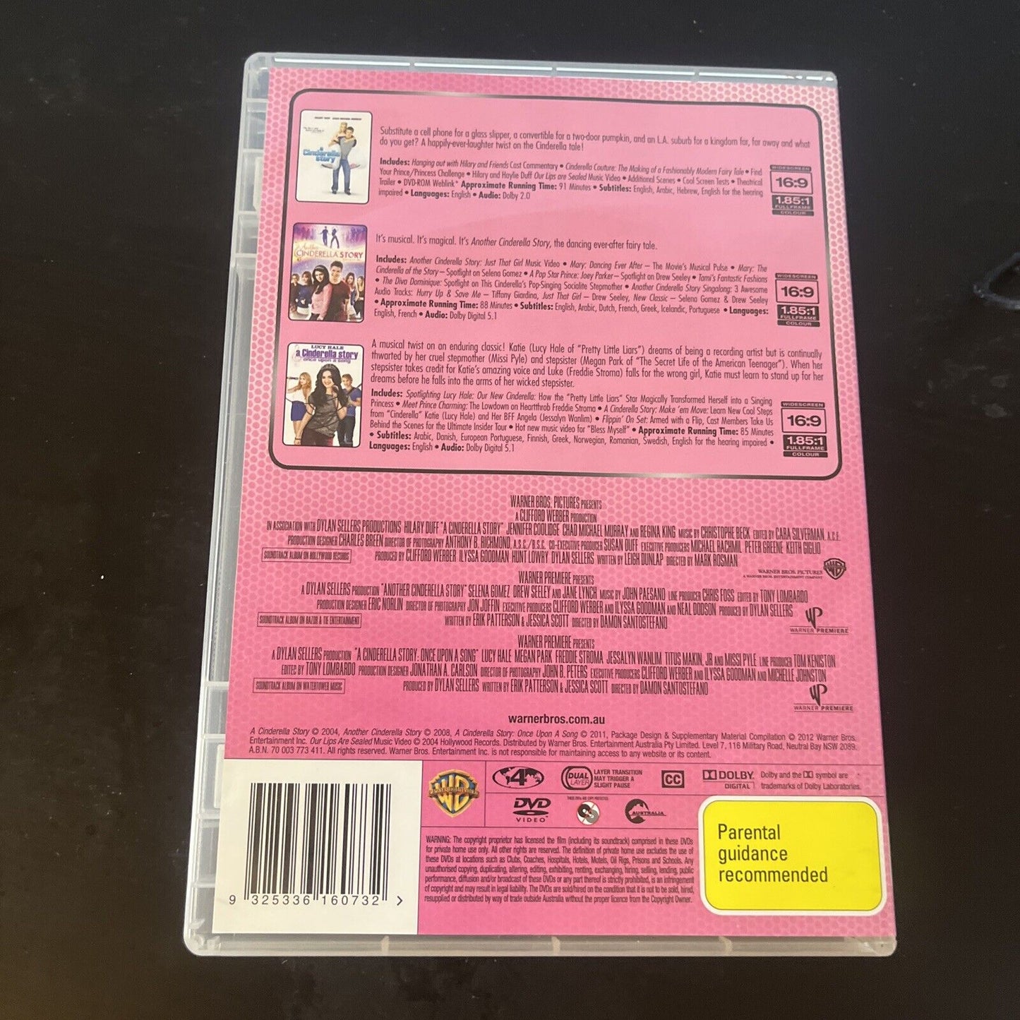 A Cinderella Story / Another Cinderella Story / Once Upon a Song (DVD) Region 4