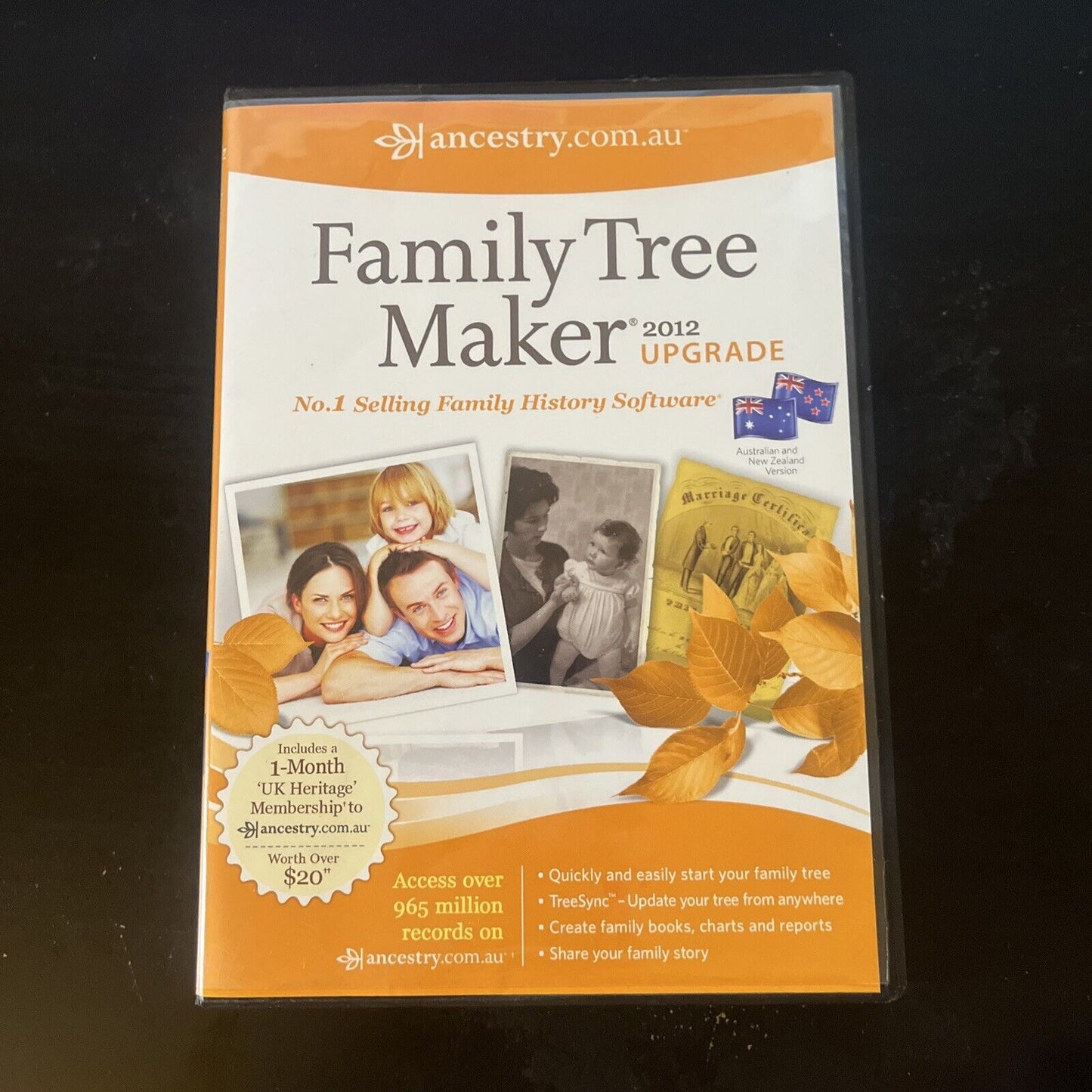 Family Tree Maker 2012 Upgrade PC CDROM Windows Ancestry