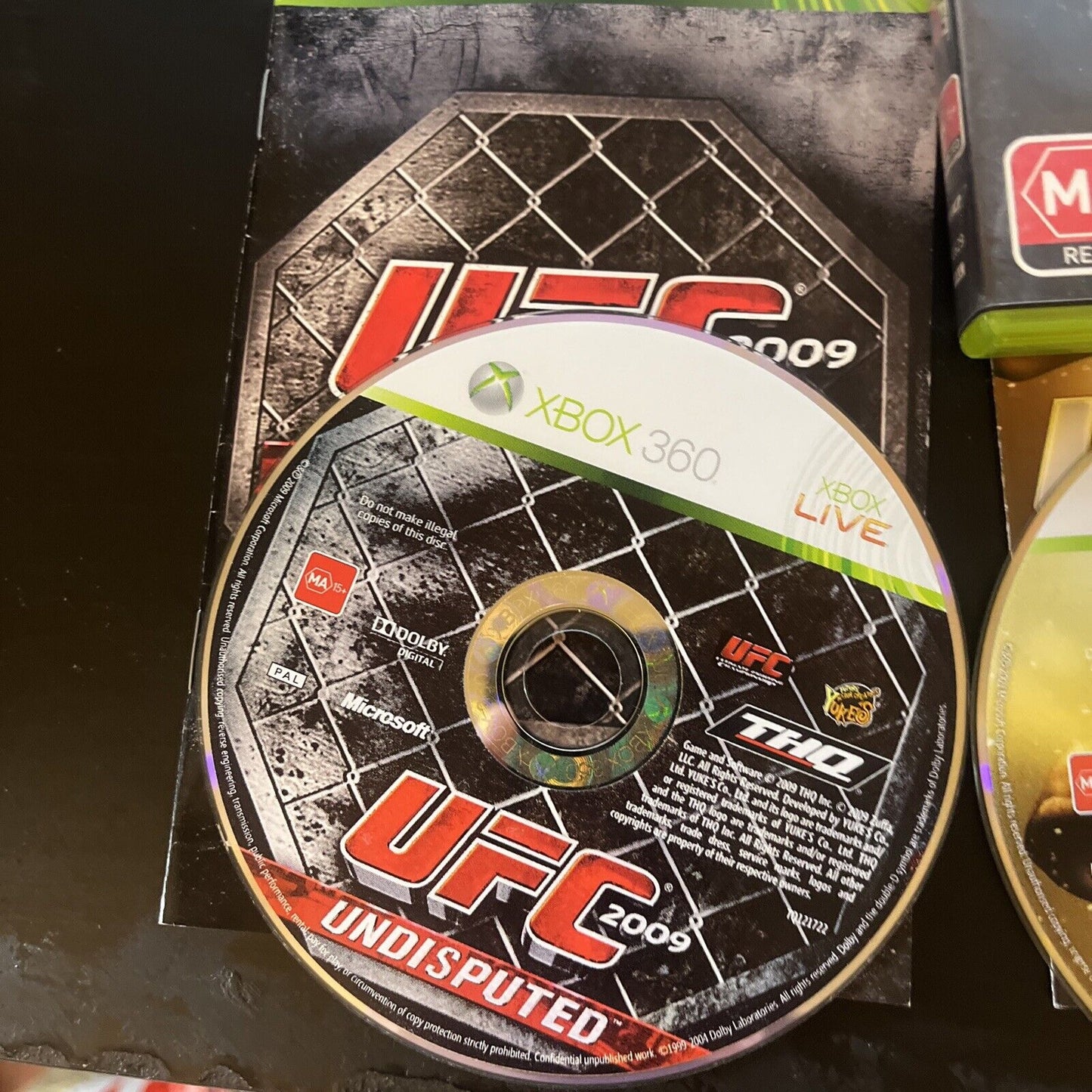 UFC 2009 & 2010 Undisputed - Microsoft Xbox 360 with Manual PAL