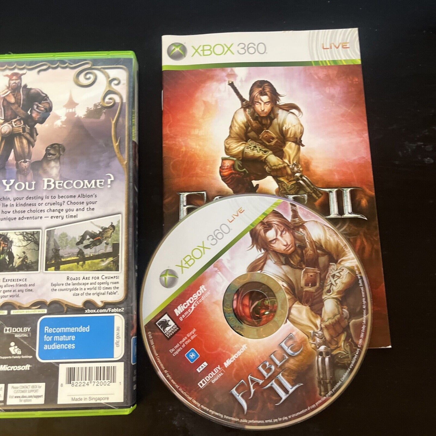 Fable II 2 - Microsoft Xbox 360 Complete with Manual PAL