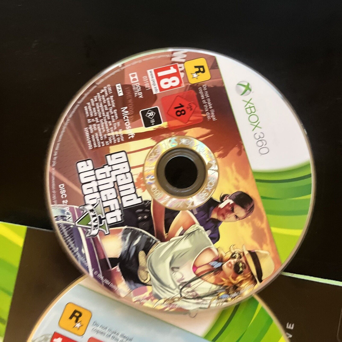 Grand Theft Auto 4 & 5 - Microsoft Xbox 360 Game PAL Complete with Manual map