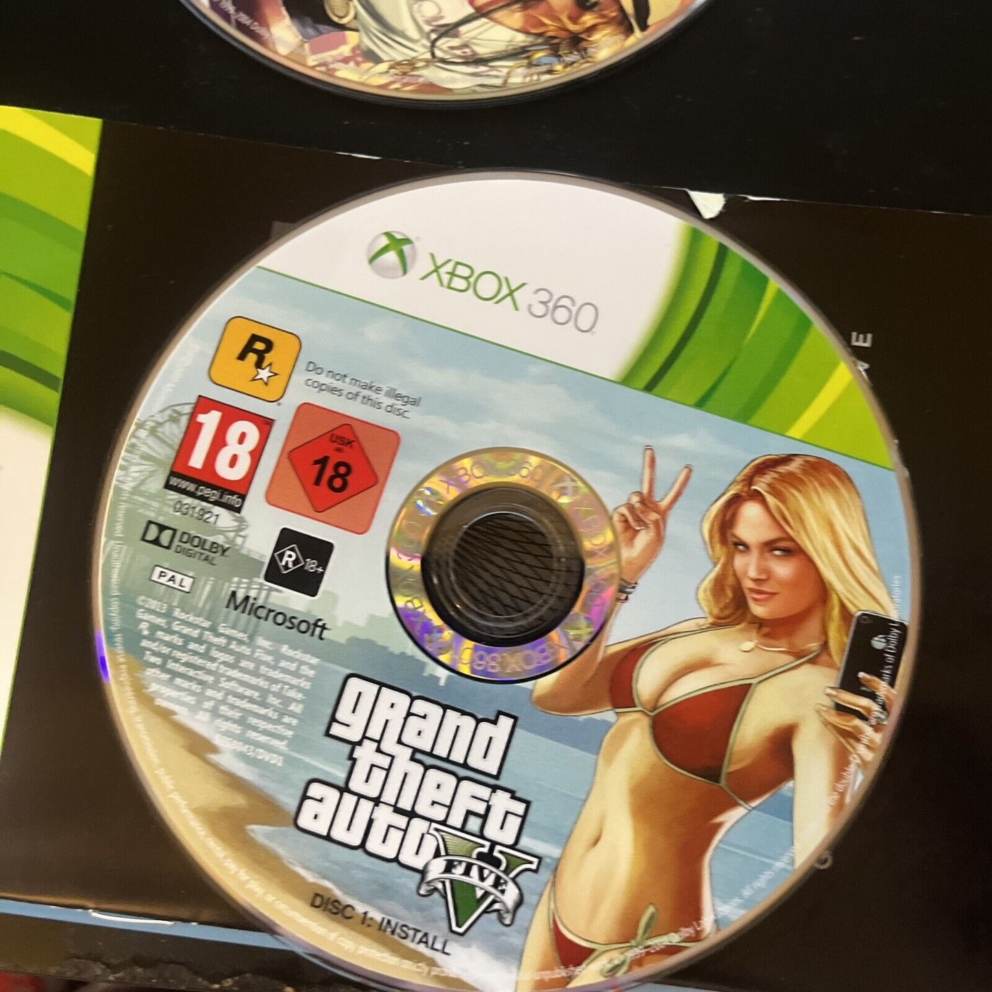 Grand Theft Auto 4 & 5 - Microsoft Xbox 360 Game PAL Complete with Manual map