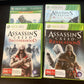 4x Assassin's Creed: Brotherhood, Relevations,  Microsoft Xbox 360 Black Flag