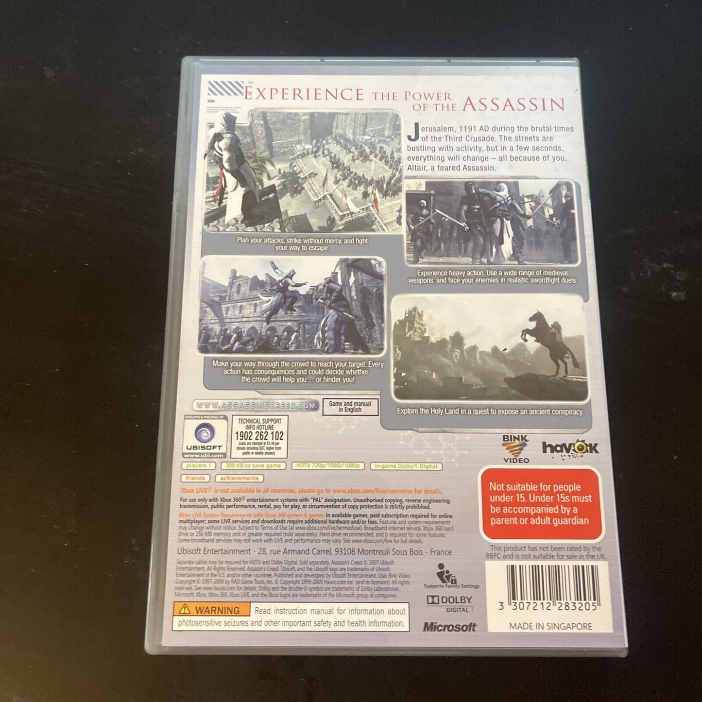 4x Assassin's Creed: Brotherhood, Relevations,  Microsoft Xbox 360 Black Flag