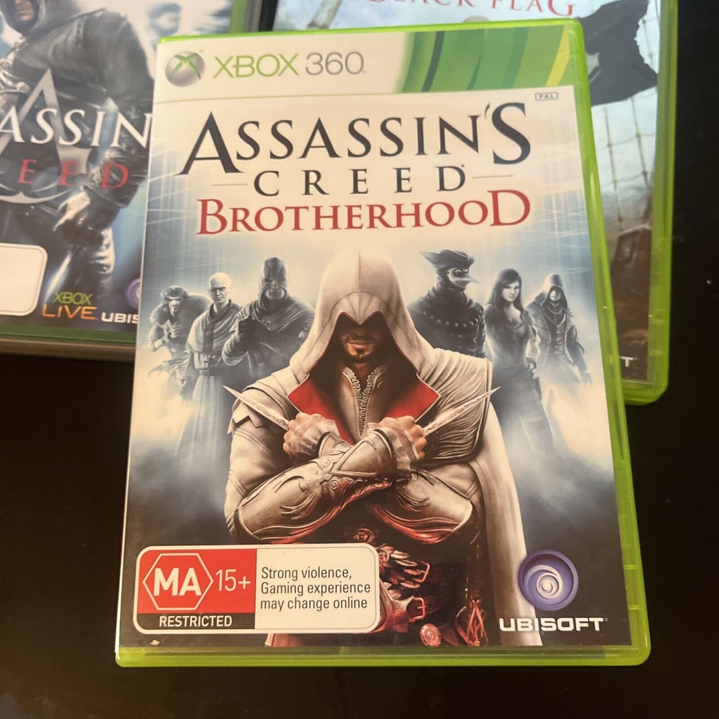 4x Assassin's Creed: Brotherhood, Relevations,  Microsoft Xbox 360 Black Flag