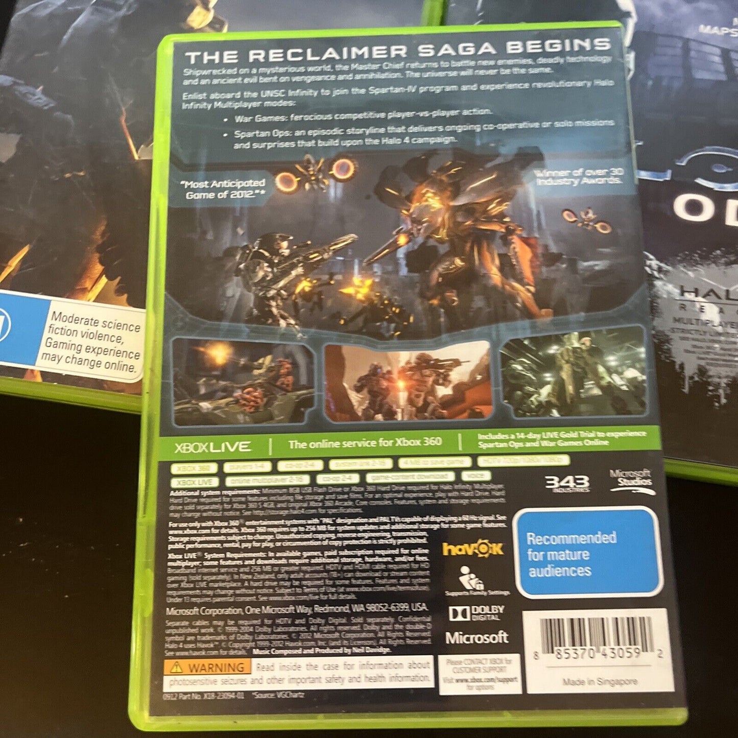 Halo 3 / Halo 3 ODST / Halo 4 Xbox 360 PAL