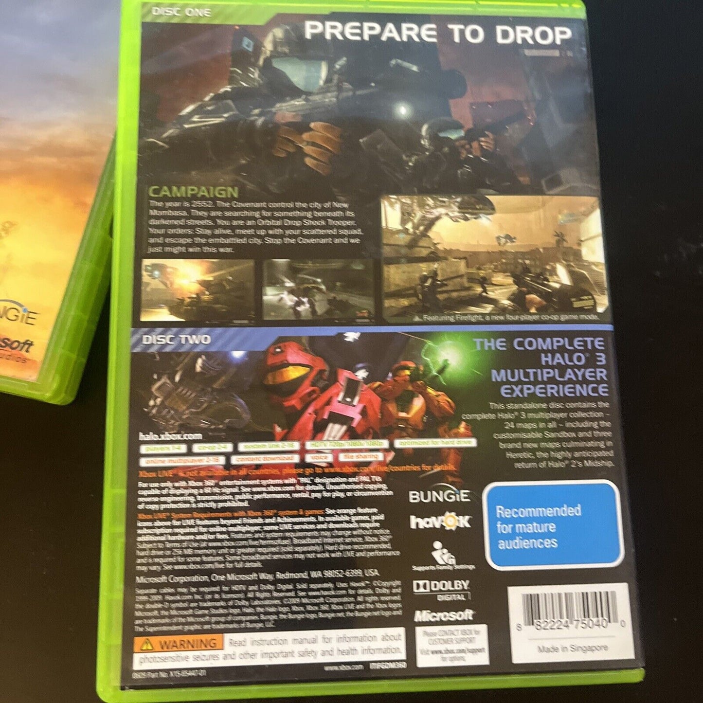 Halo 3 / Halo 3 ODST / Halo 4 Xbox 360 PAL