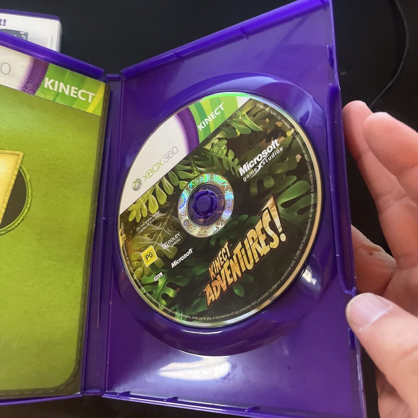 Kinect SPORTS & Kinect Adventures! Xbox 360 Game Complete with Manual PAL