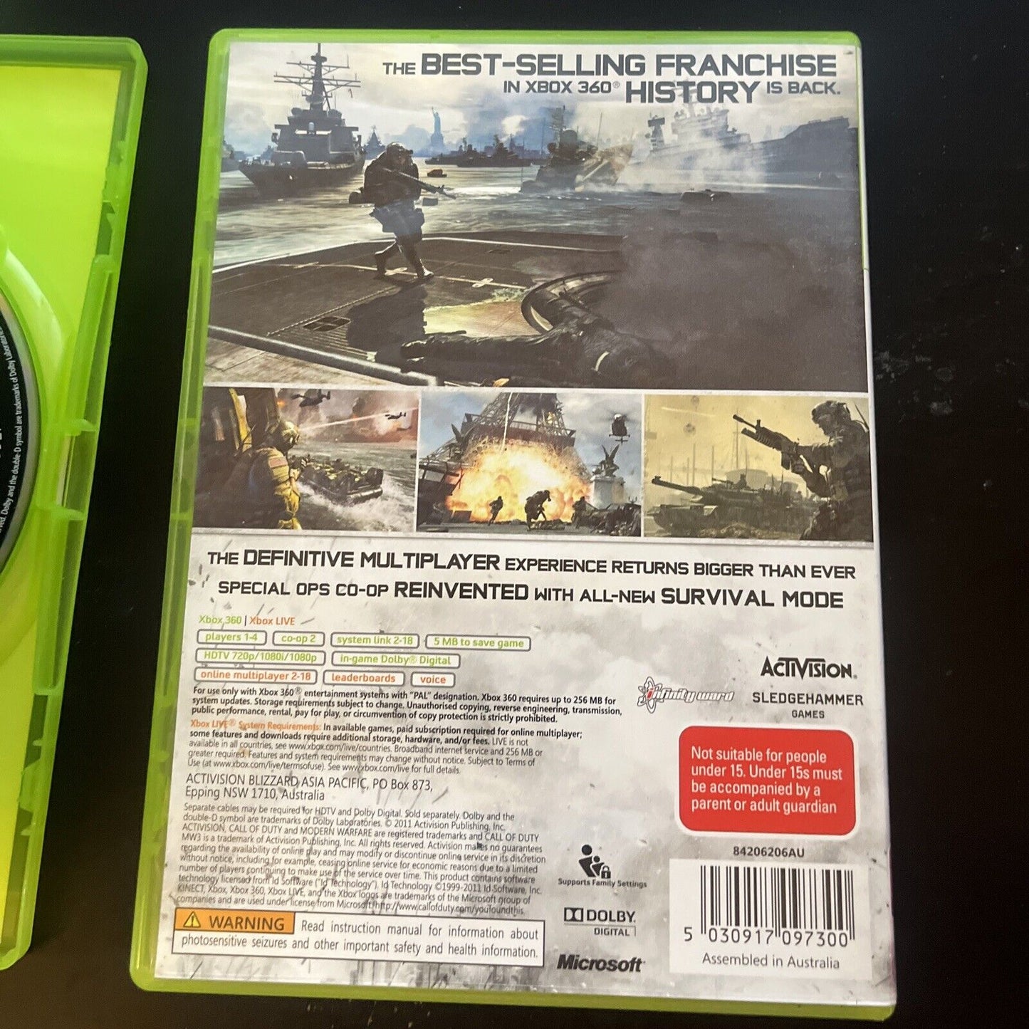 Call of Duty Modern Warfare 3 / Black Ops II Microsoft Xbox 360 PAL