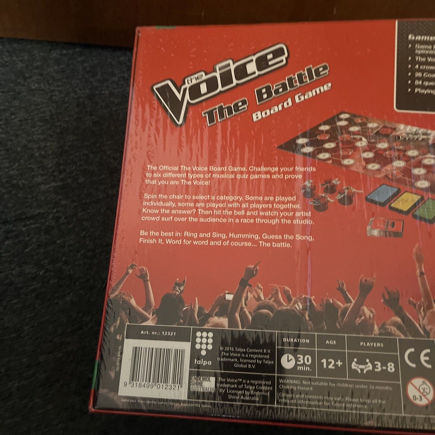 *New Sealed* The VOICE The Battle Board Game 2016