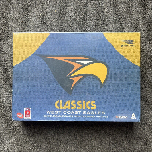*New Sealed* AFL Classics - West Coast Eagles (DVD, 2015, 6-Disc) Region 4