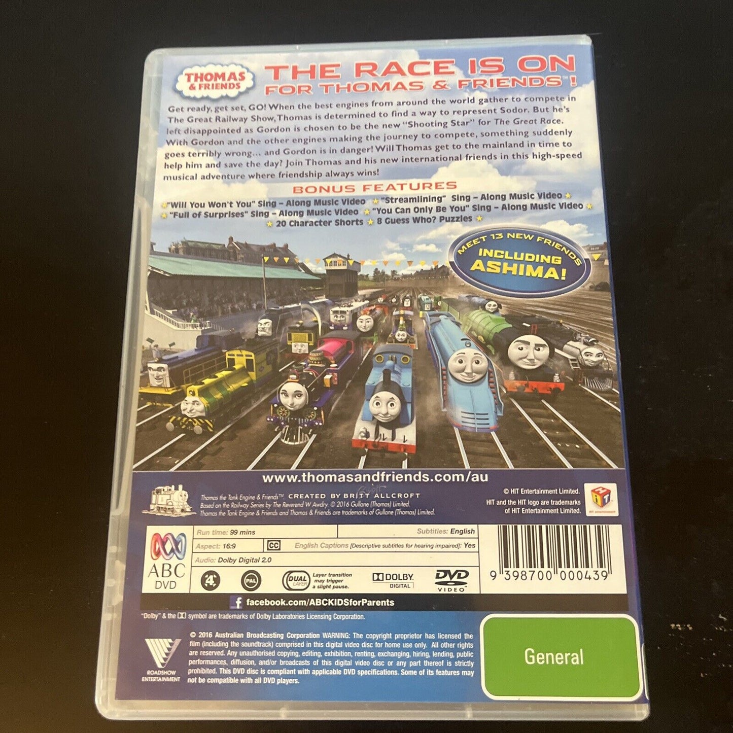 Thomas & Friends - The Great Race (DVD, 2016) NEW Region 4