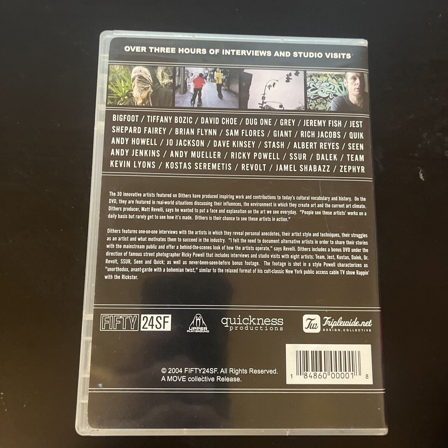 Dithers (DVD, 2004) David Choe, Bigfoot, All Regions