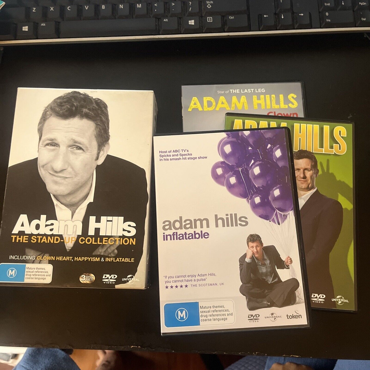 Adam Hills - The Live Collection (DVD, 2017, 3-Disc) Region 4 &2