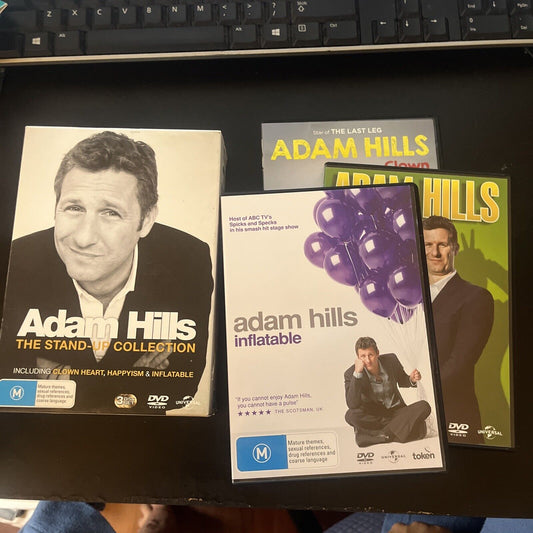 Adam Hills - The Live Collection (DVD, 2017, 3-Disc) Region 4 &2