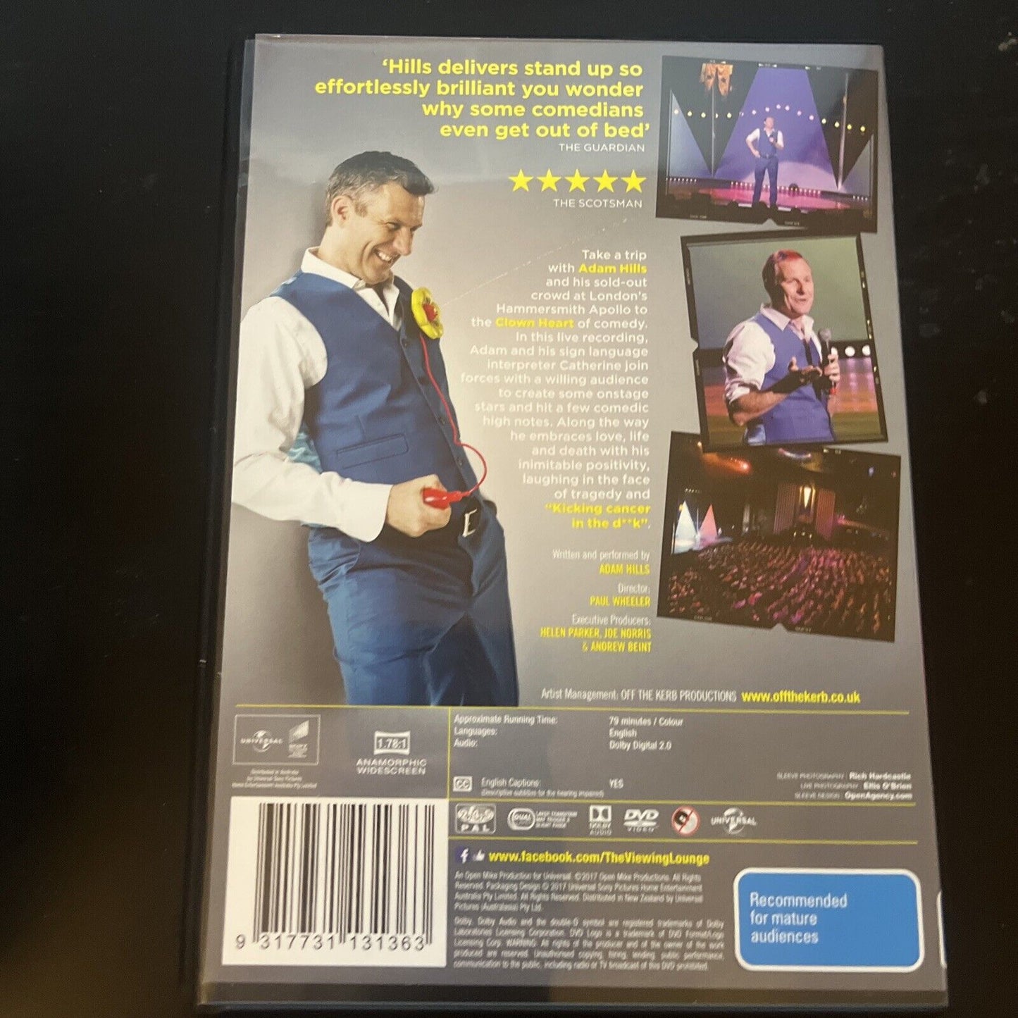 Adam Hills - The Live Collection (DVD, 2017, 3-Disc) Region 4 &2