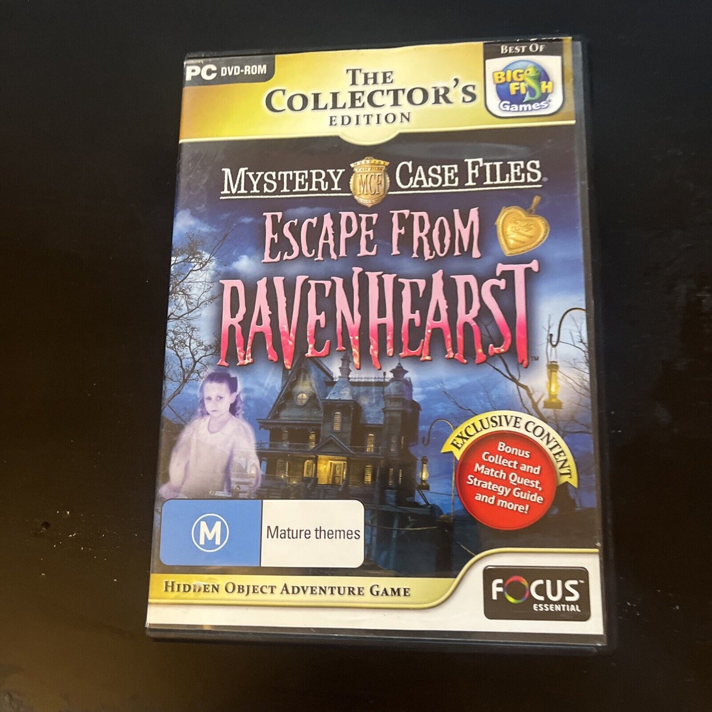 Escape From Ravenhearst - PC Windows CDROM Hidden Object Game