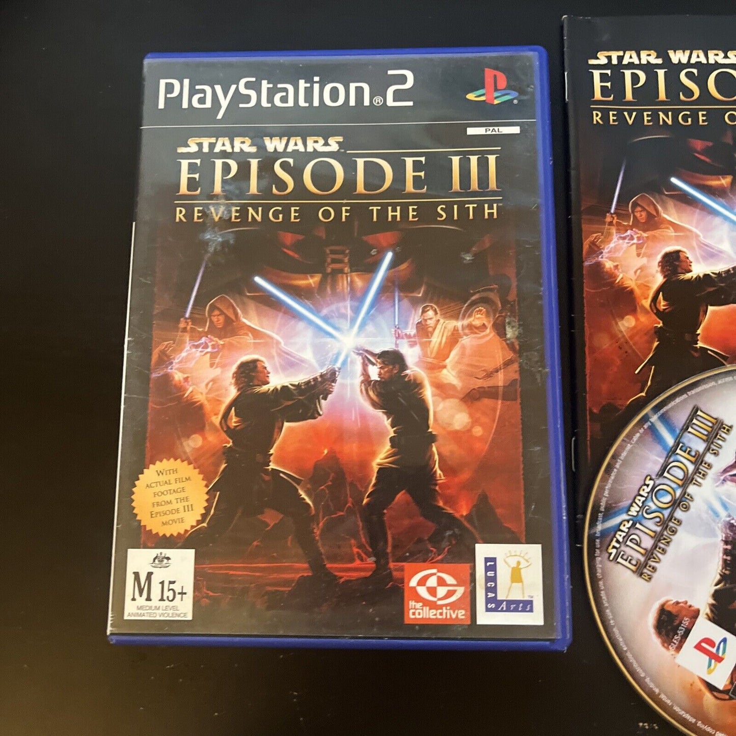 Star Wars Episode III 3 Revenge Of The Sith - Sony PS2 With Manual PAL