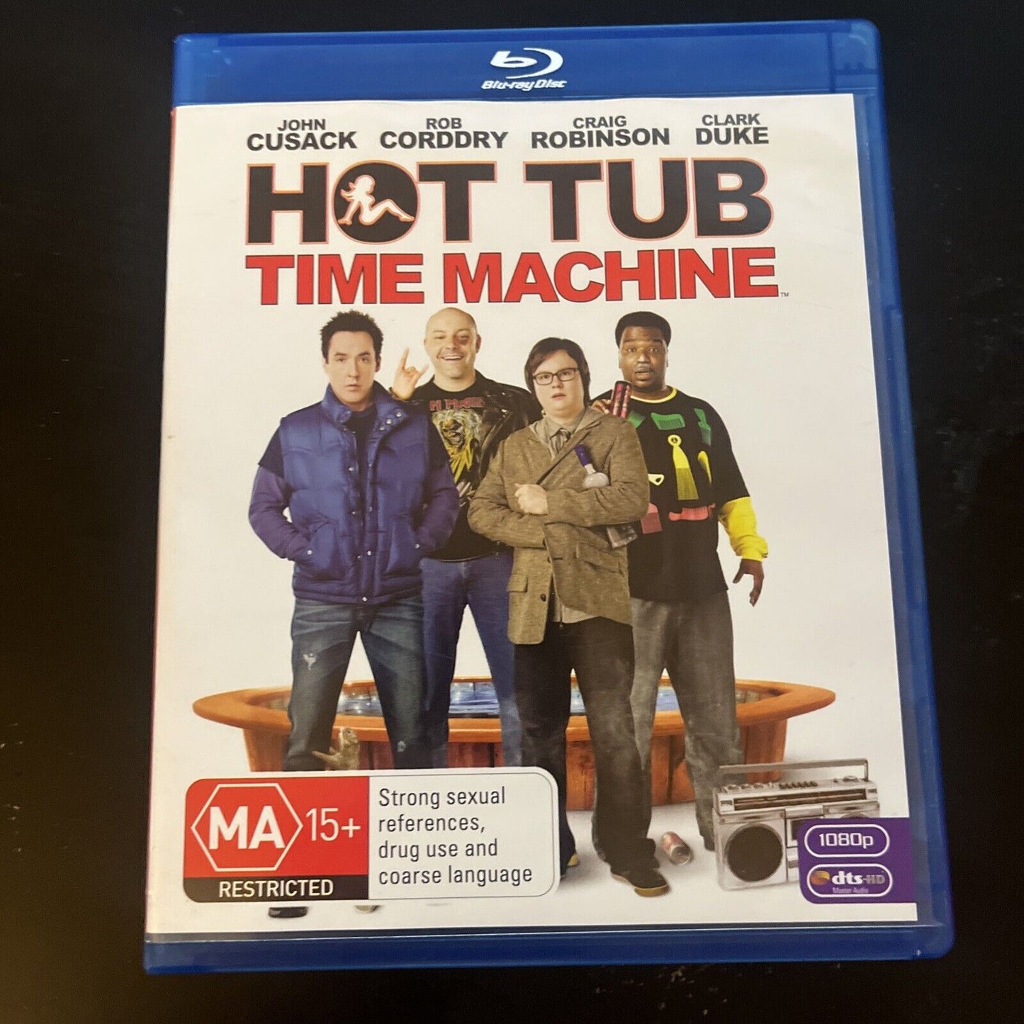 Hot Tub Time Machine (Blu-ray, 2010) John Cusack, Clark Duke  Region B