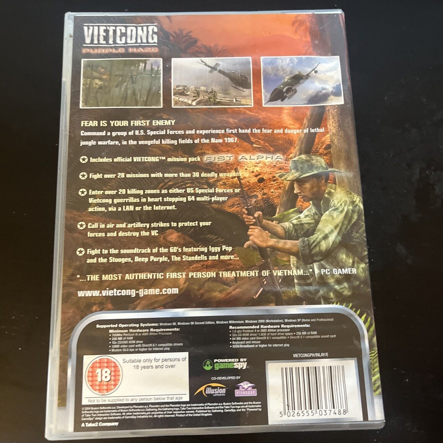 Vietcong Purple Haze - PC CDROM Windows Game