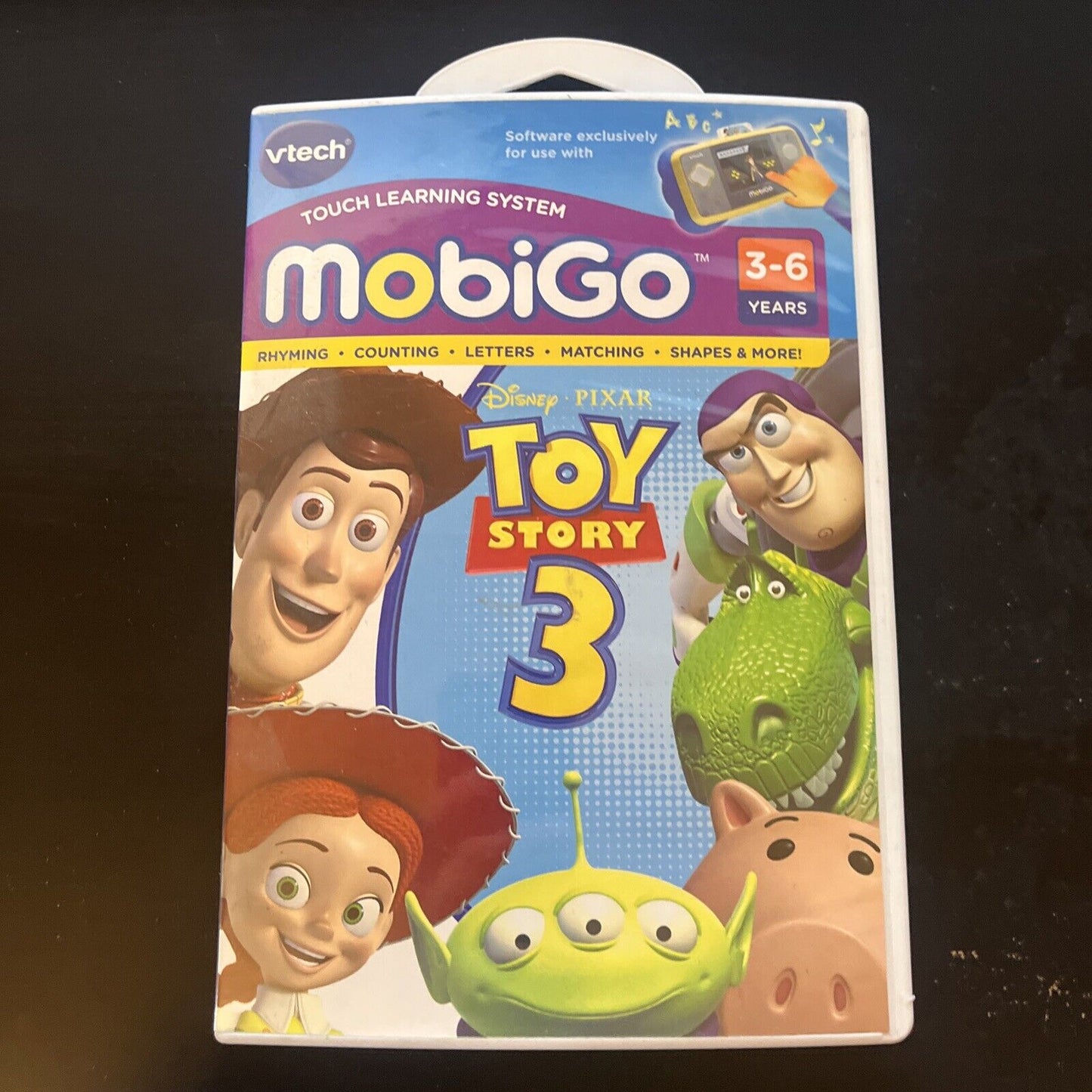 4x Mobigo Games: Mickey Mouse, Scooby-Doo, Jake Never Land Pirates, Toy Story 3